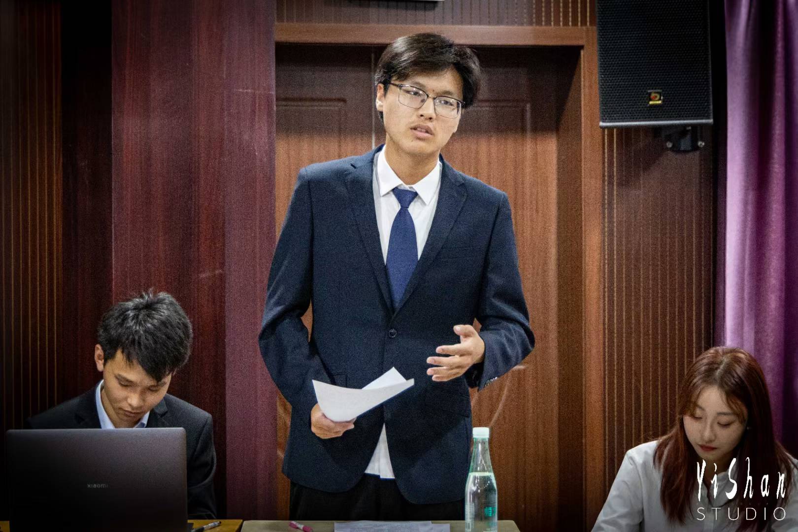 比赛中的发言